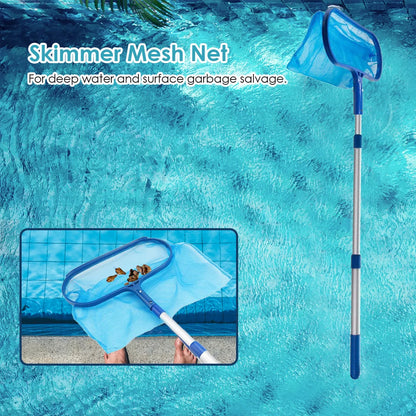 Professional Leaf Rake Deep Bag Swimming Pool Cleaning Nets Spa Rubbish Skimmer Pool Net Pool Cleaning Net Piscina Accessories
