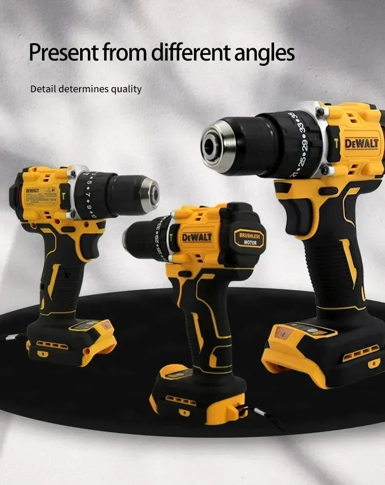 DEWALT DCD805 20V MAX Brushless Cordless Impact Drill Electric Screwdriver Multi-Function Hand Drill Tool