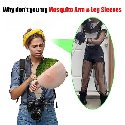 Mosquito Arm Sleeves Breathable Summer Mesh Lightweight Leg Mosquito Nets Anti-mosquito Outdoor Camping Hiking for Fishing