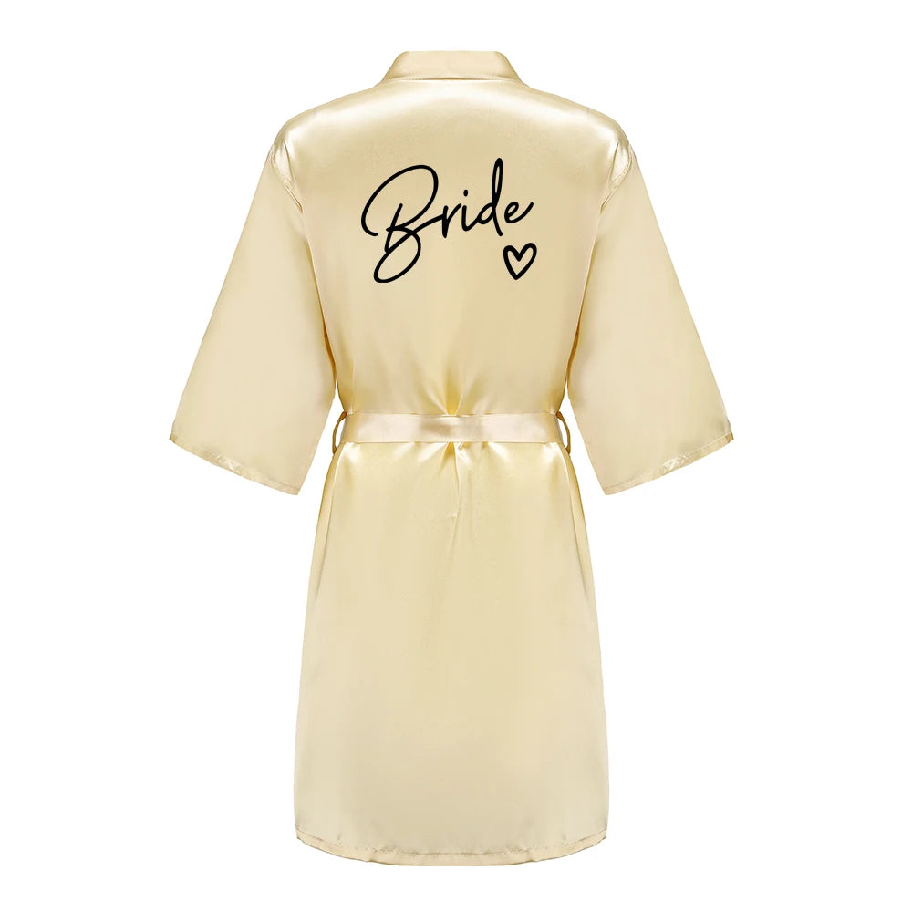 Bridesmaid Satin Robes - Stylish Kimono Pajamas for Weddings