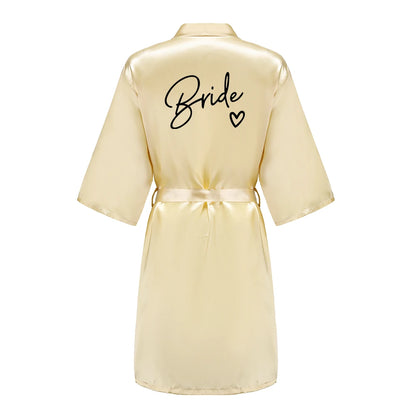 Bridesmaid Satin Robes - Stylish Kimono Pajamas for Weddings