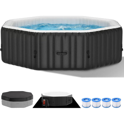 4-6 Person Polygon Inflatable Hot Tub，Customized