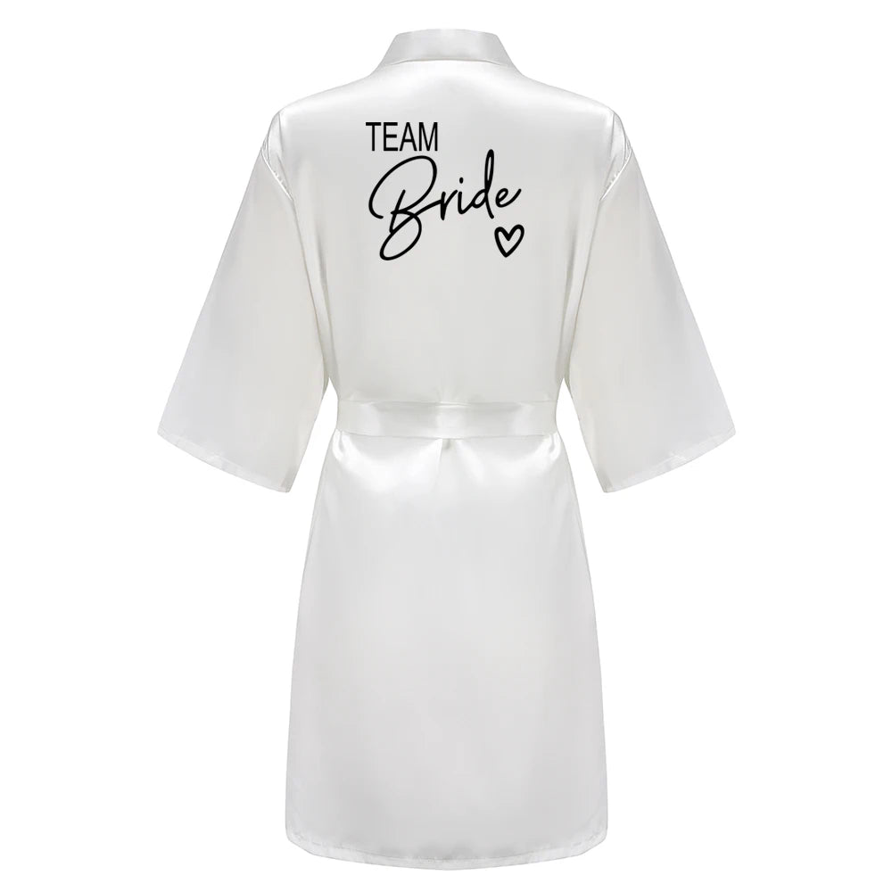 Bridesmaid Satin Robes - Stylish Kimono Pajamas for Weddings