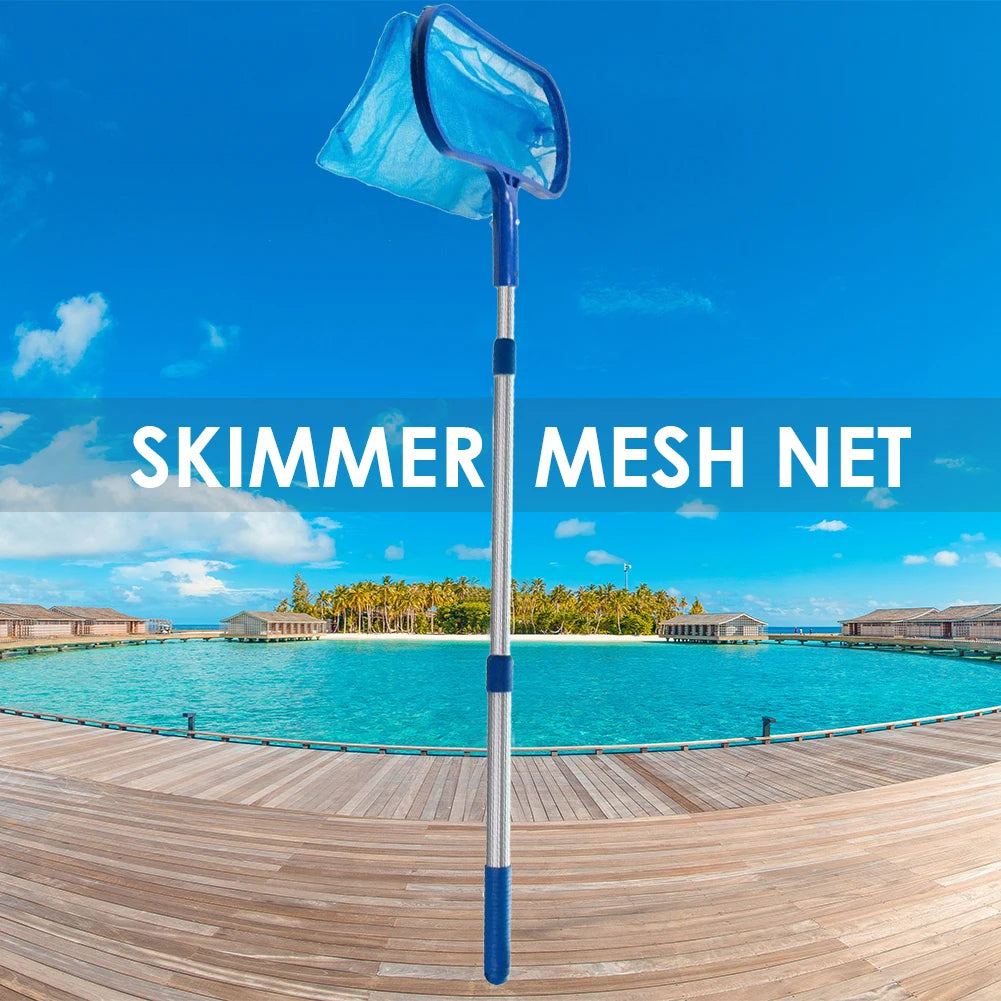 Professional Leaf Rake Deep Bag Swimming Pool Cleaning Nets Spa Rubbish Skimmer Pool Net Pool Cleaning Net Piscina Accessories