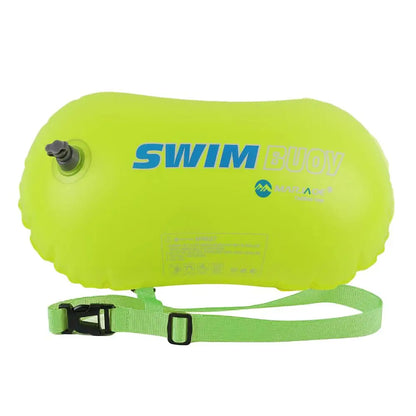 Swimming Buoy Open Water Double Airbog Safety Swim Buoy Tow Float For Open Water Swimmers & Triathletes Training Equipment
