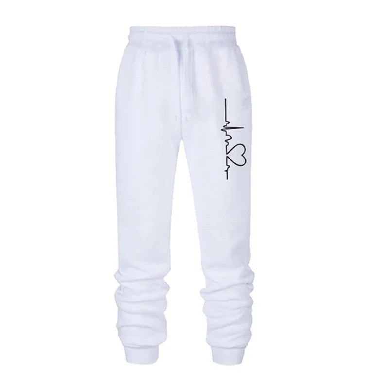 Womens Sweatpants Printing Fashion Casual Jogging Fitness Sports Trousers Street Versatile High Quality Soft Elastic Waist Pants