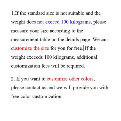 Text instructions for customizing size and color of evening dresses for optimal fit and personalized options.