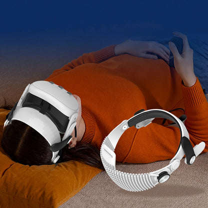 VR Headset Accessories Strap Fit for Meta Quest 3S/Quest 3 VR Head Strap Enhanced Support and Reduce Facial