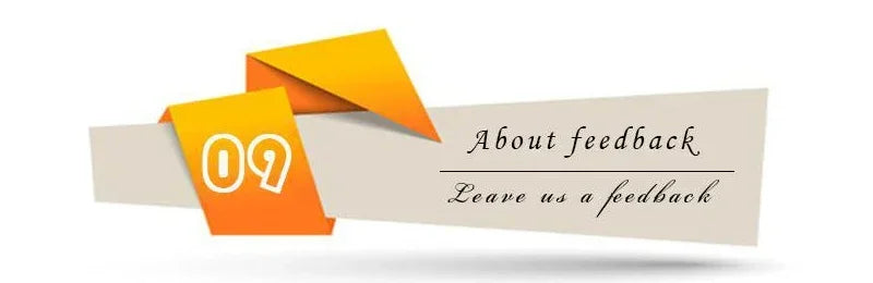 Graphic banner titled 'About feedback' with a call to leave feedback, featuring orange and beige design elements.