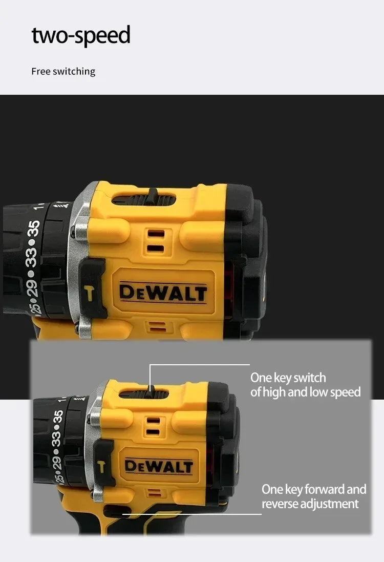 DEWALT DCD805 20V MAX Brushless Cordless Impact Drill Electric Screwdriver Multi-Function Hand Drill Tool