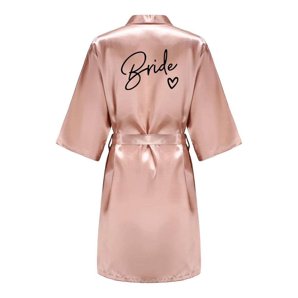 Bridesmaid Satin Robes - Stylish Kimono Pajamas for Weddings