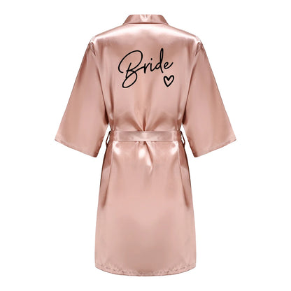 Bridesmaid Satin Robes - Stylish Kimono Pajamas for Weddings
