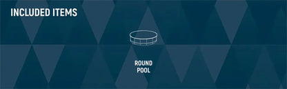 Steel Pro MAX 15’ x 48" Above Ground Pool, Round Metal Frame Outdoor Swimming Pool for Backyard, Blue, Pool ONLY