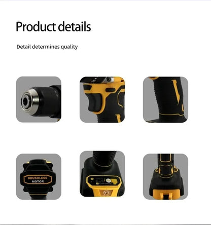 DEWALT DCD805 20V MAX Brushless Cordless Impact Drill Electric Screwdriver Multi-Function Hand Drill Tool