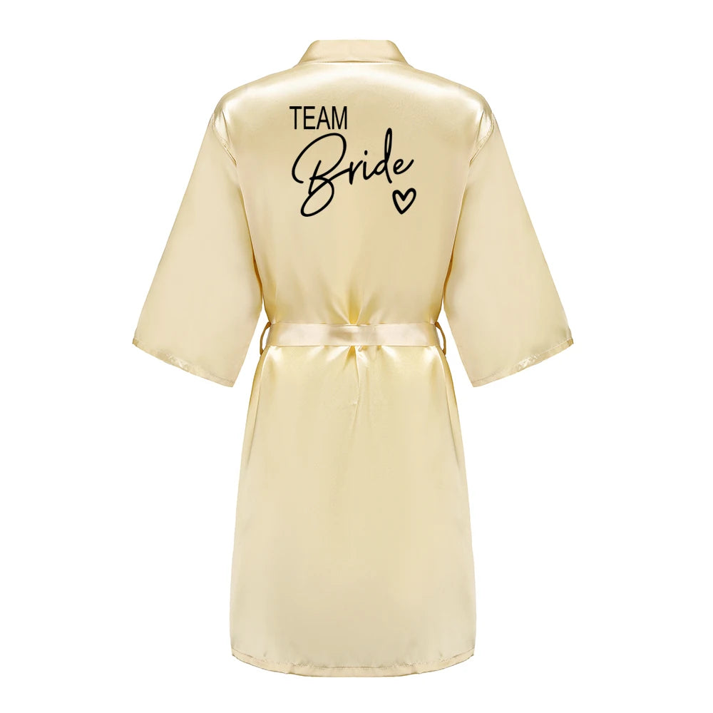 Bridesmaid Satin Robes - Stylish Kimono Pajamas for Weddings