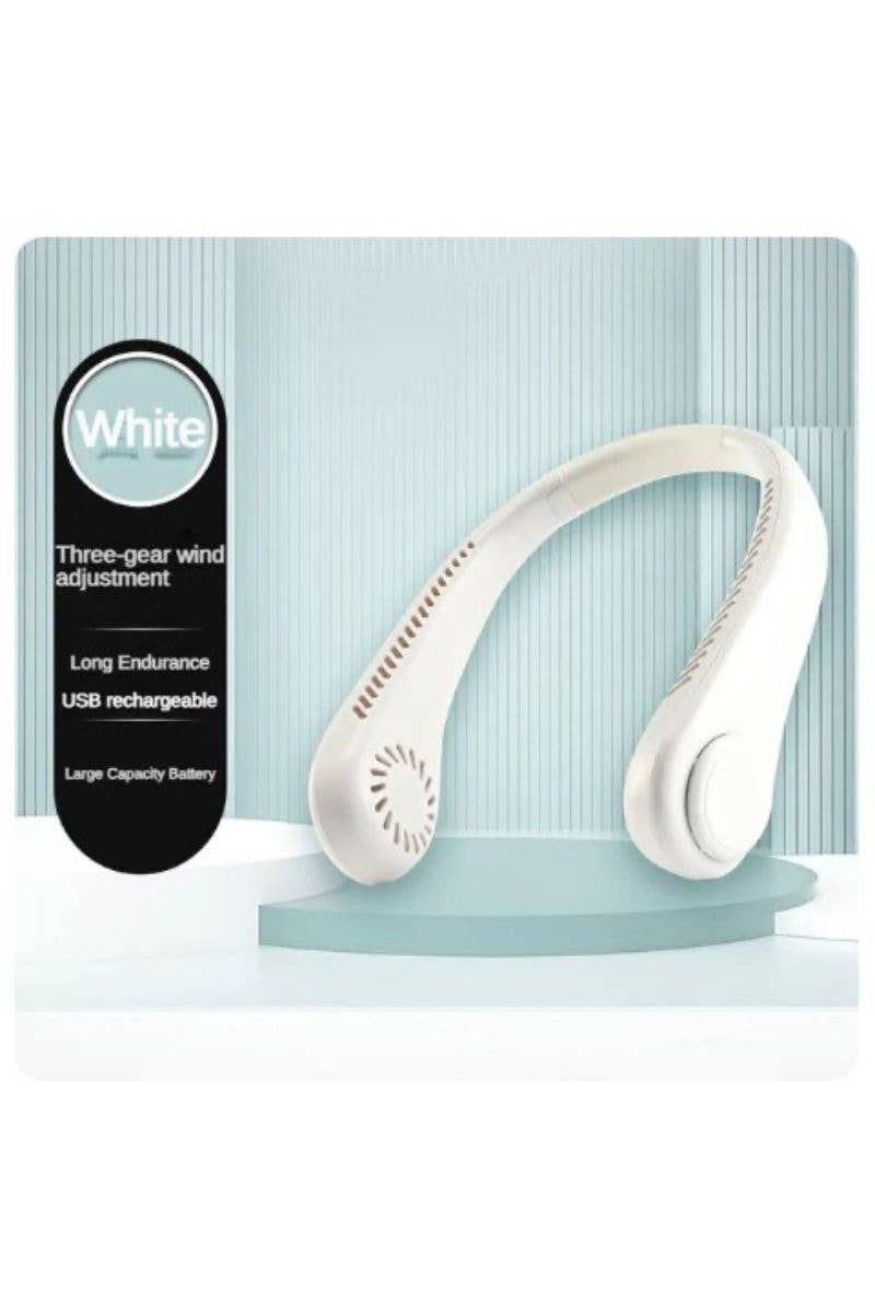 Portable Hands Free Bladeless Neck Fan