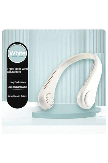 Portable Hands Free Bladeless Neck Fan