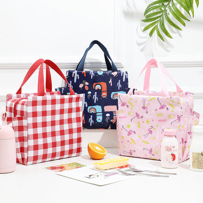 Thick Insulated Lunch Bag Portable Tote Bag