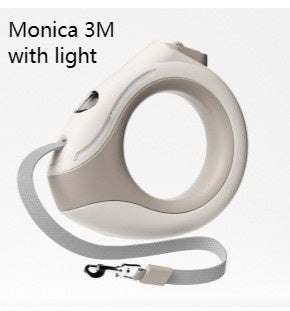 Luminous Automatic Retractable Dog Leash with Light