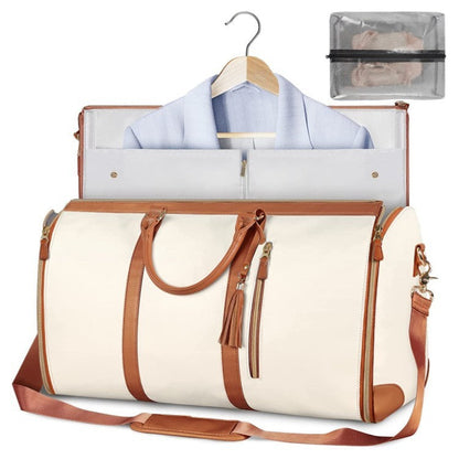 Women’s Large Capacity Waterproof Travel Duffle – Foldable Suit & Tote Bag
