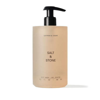 Salt & Stone Body Wash with Antioxidants for Deep Moisture | For Women & Men Sulfate Paraben & Dye Free Leaving Skin Soft and Hydrated - 15.2 fl oz