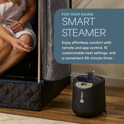 LifePro Sauna Steamer Machine – 2.6L Portable Steam Sauna