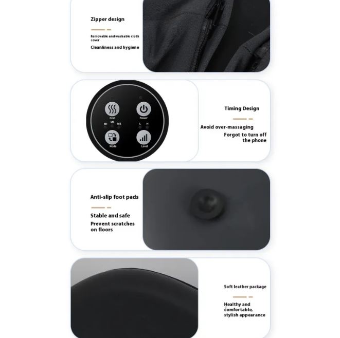 Soft Automatic Foot Massager Acupuncture Point Kneading Leg Sole Device
