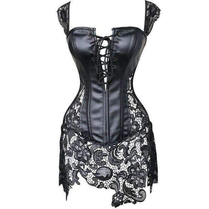 Lace Shaping Bodysuit and Lingerie Set