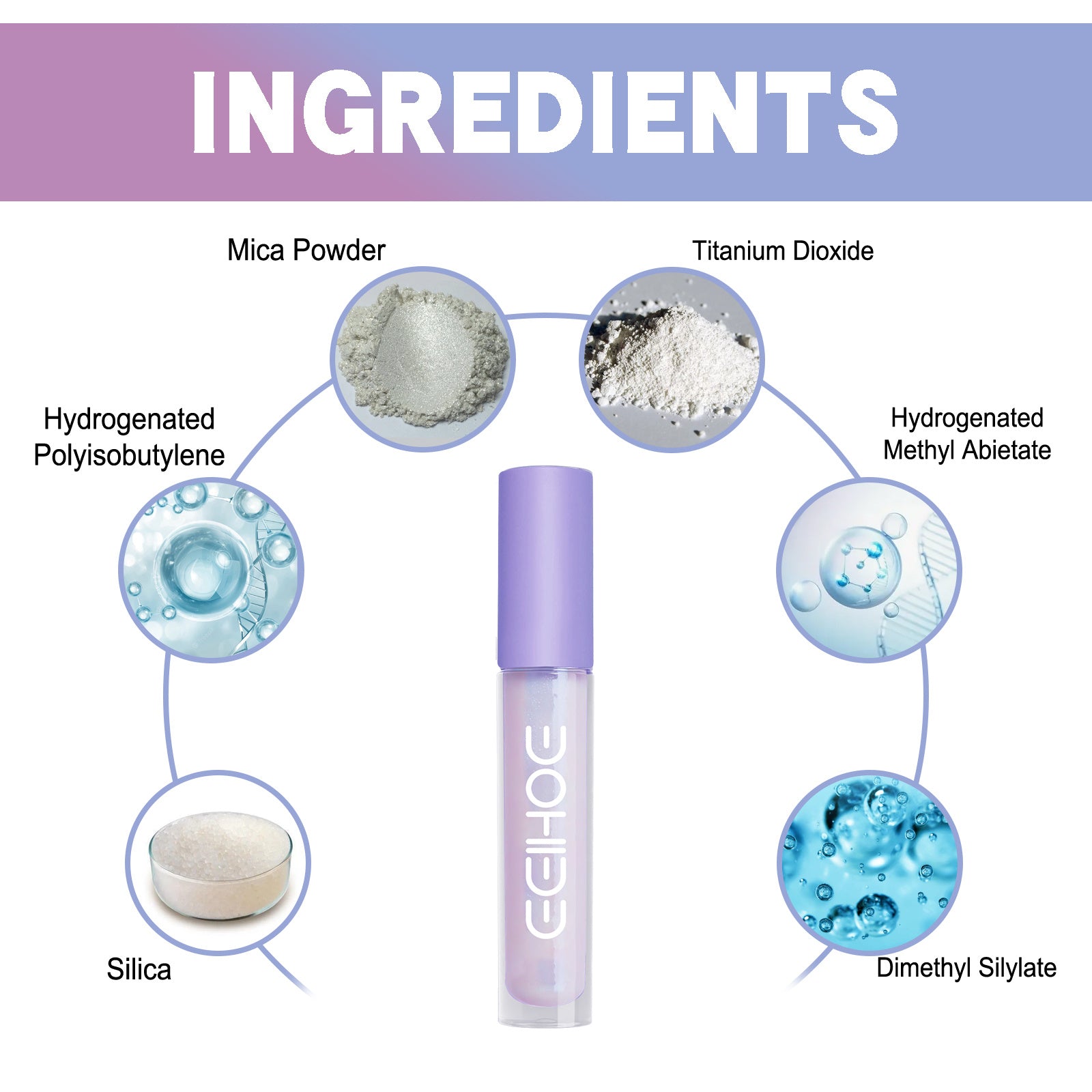 EELHOE Whitening Teeth Pen, Oral Care Clean Stains White Teeth Breath Teeth Pen ingredients diagram with various components