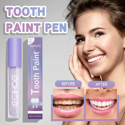 EELHOE Whitening Teeth Pen, Oral Care Clean Stains White Teeth Breath Teeth Pen with before and after results.