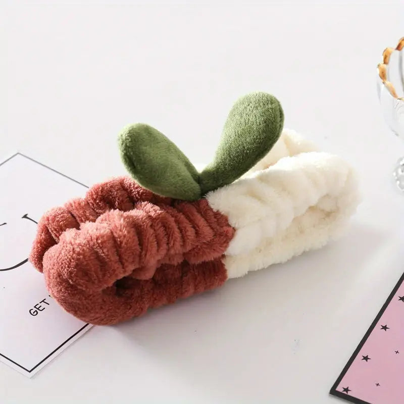 Kawaii Plush Hair Hoop Headband for Washing Face