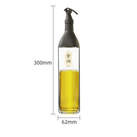 Square Seasoning Bottle Kitchen Oiler with Label