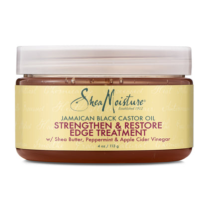 SheaMoisture 4 oz Jamaican Black Castor Oil Strengthen Grow & Restore Edge Treatment