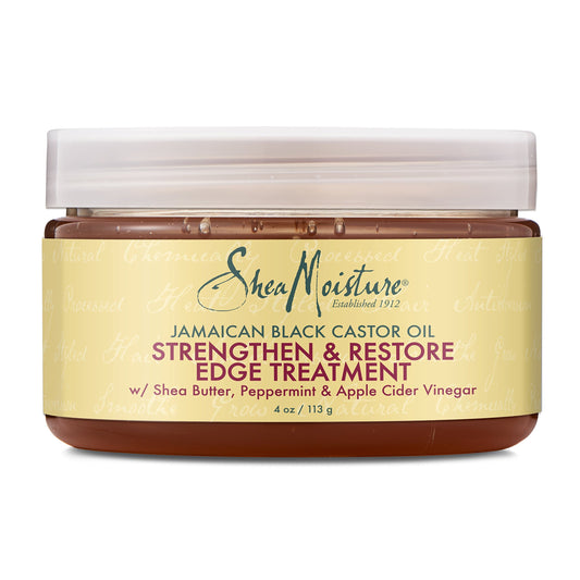 SheaMoisture 4 oz Jamaican Black Castor Oil Strengthen Grow & Restore Edge Treatment