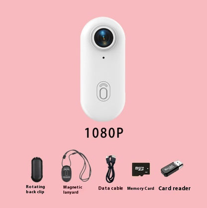 Mini 4K Action Camera - Waterproof, Wearable, Magnetic Mount