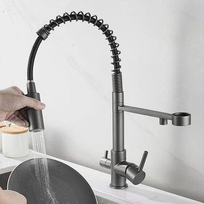 3-in-1 Faucet for Hot and Cold Water Kitchen Sink