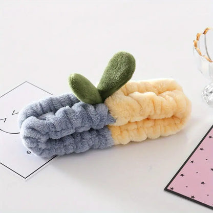 Kawaii Plush Hair Hoop Headband for Washing Face