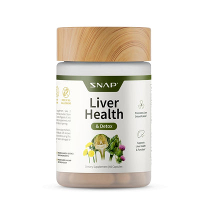 Snap Supplements Liver Health Support Supplement Natural Liver Cleanse Detox and Repair 60 Count