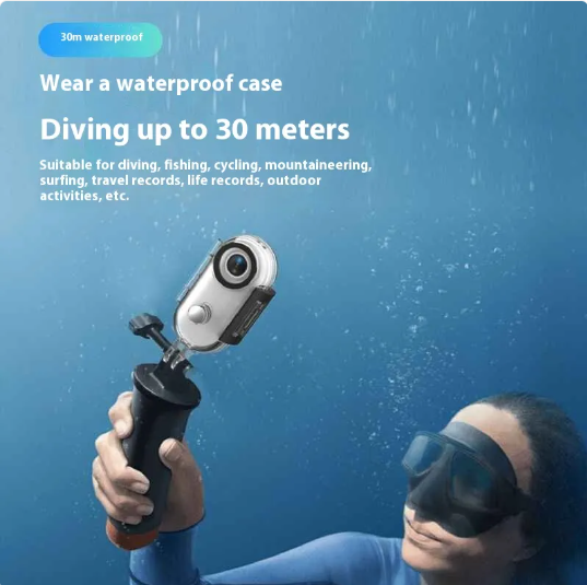 Mini 4K Action Camera - Waterproof, Wearable, Magnetic Mount