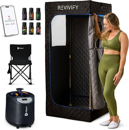 LifePro Portable Sauna Box – Home Steam Sauna Tent