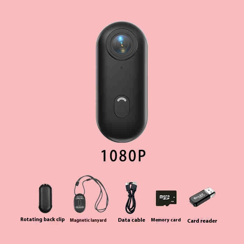 Mini 4K Action Camera - Waterproof, Wearable, Magnetic Mount