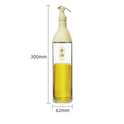 Square Seasoning Bottle Kitchen Oiler with Label