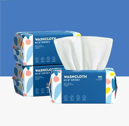 300 Count Disposable Face TowelThickening Ultra Soft WashclothsFacial Cotton TissueLint-free cotton dry wipes Multi-Purpose for Skin CareMake-up WipesFace Wipes and Facial Cleansing