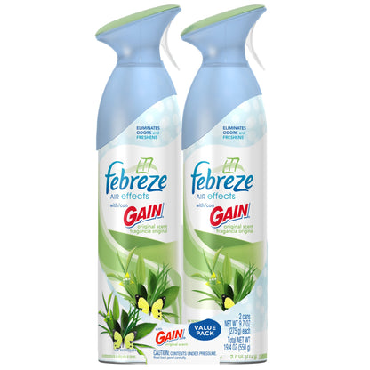 Febreze Air Effects Gain Scent 2-Count (Pack of 2)